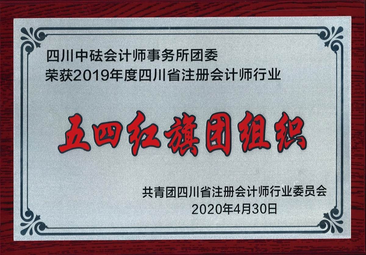 2019年度四川省注冊(cè)會(huì)計(jì)師行業(yè)“五四紅旗團(tuán)組織”